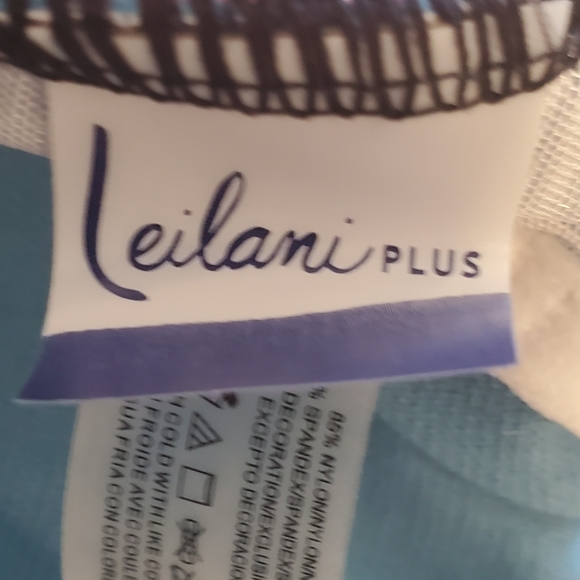 Leilani Tankini Purple Underwire Top Only Plus New - Picture 6 of 8